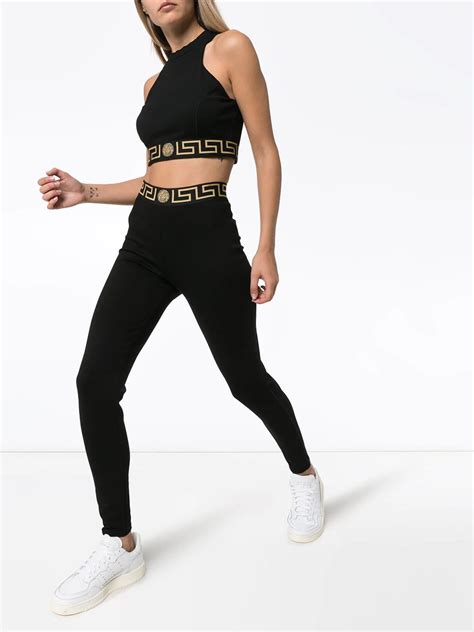 versace sports bra sizing|versace yoga leggings.